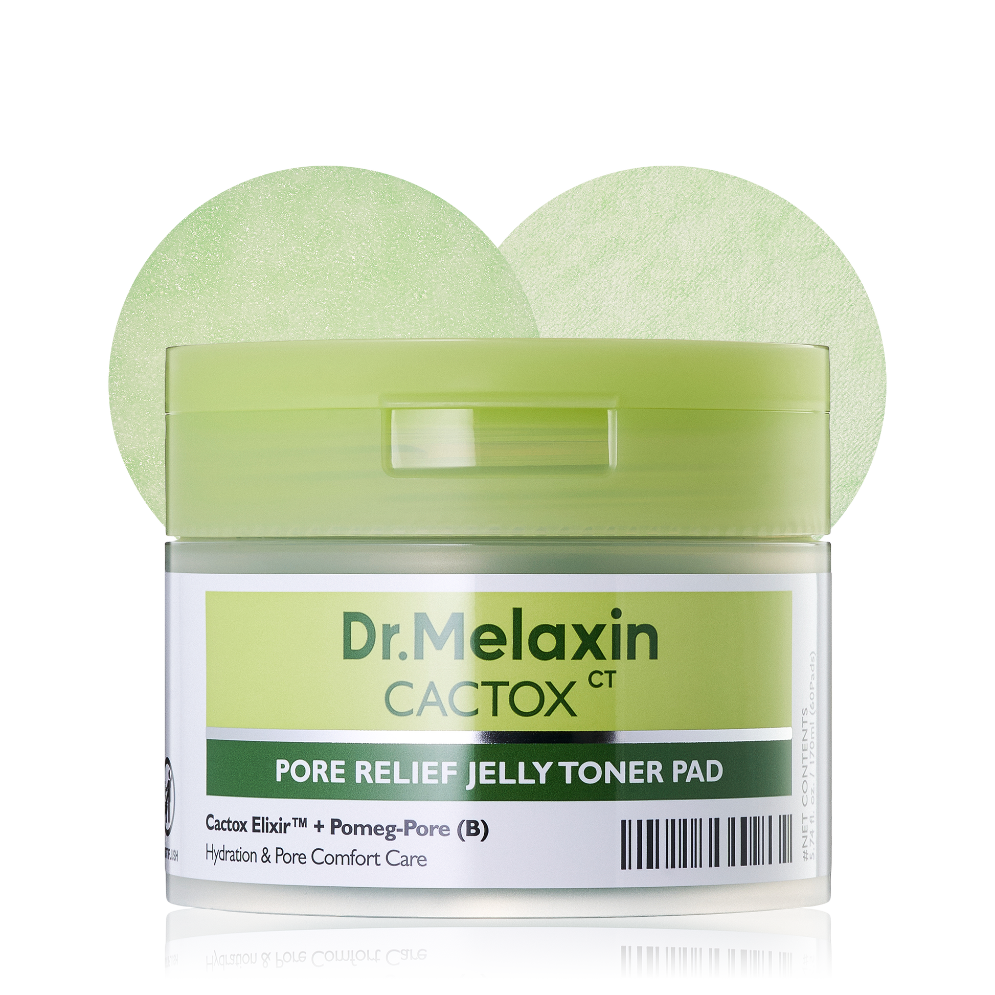 CACTOX Pore Relief Jelly Toner 60 Pads