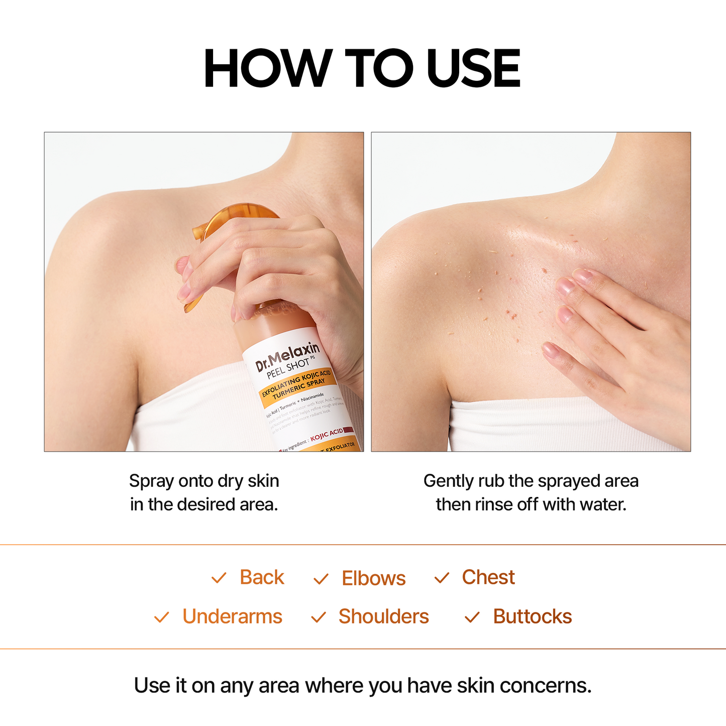 Peel Shot Kojic Acid Turmeric Duo